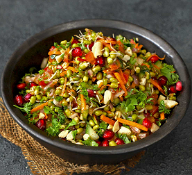 Lentil And Chick Pea Salad